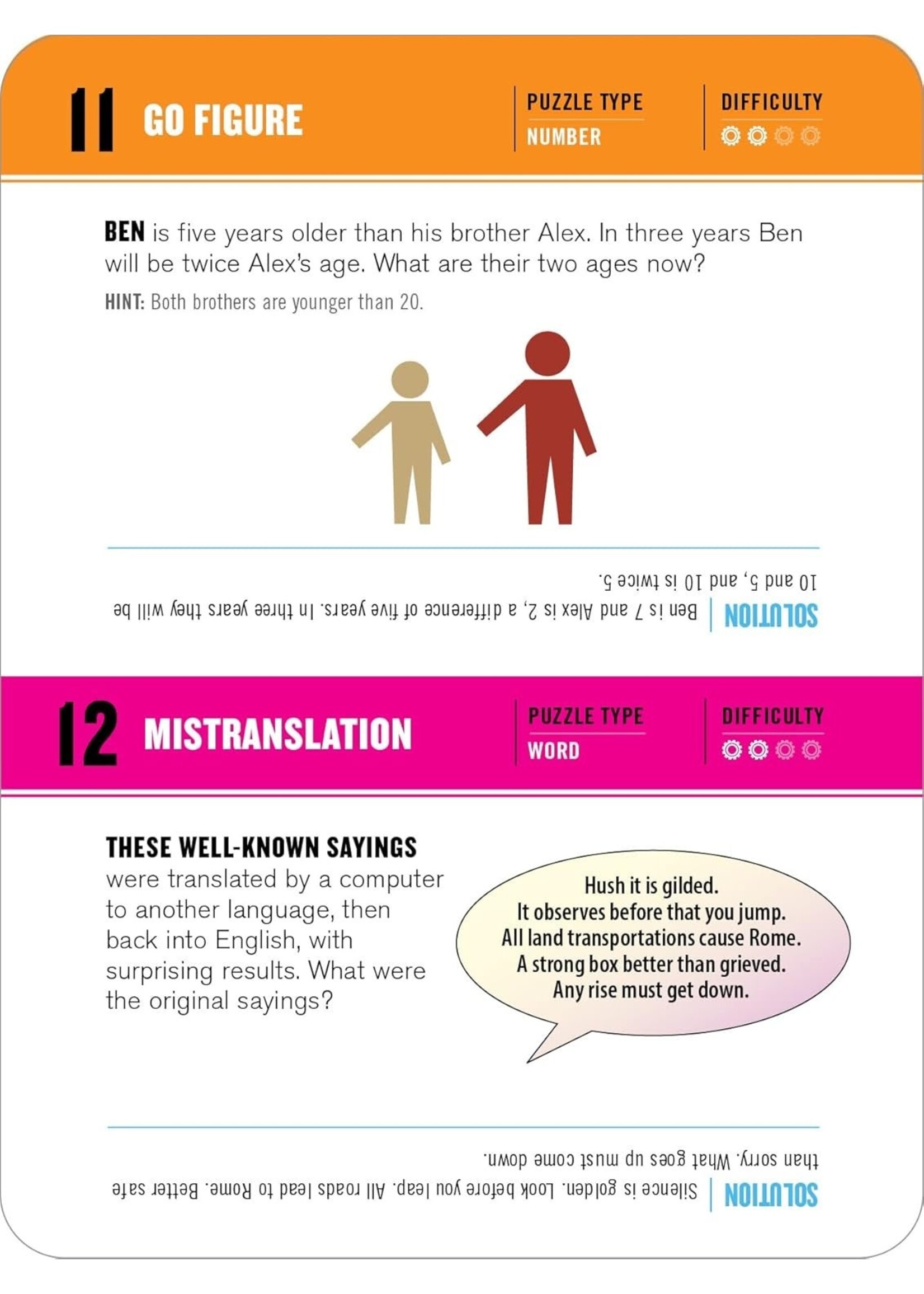 The Mind Benders Card Deck