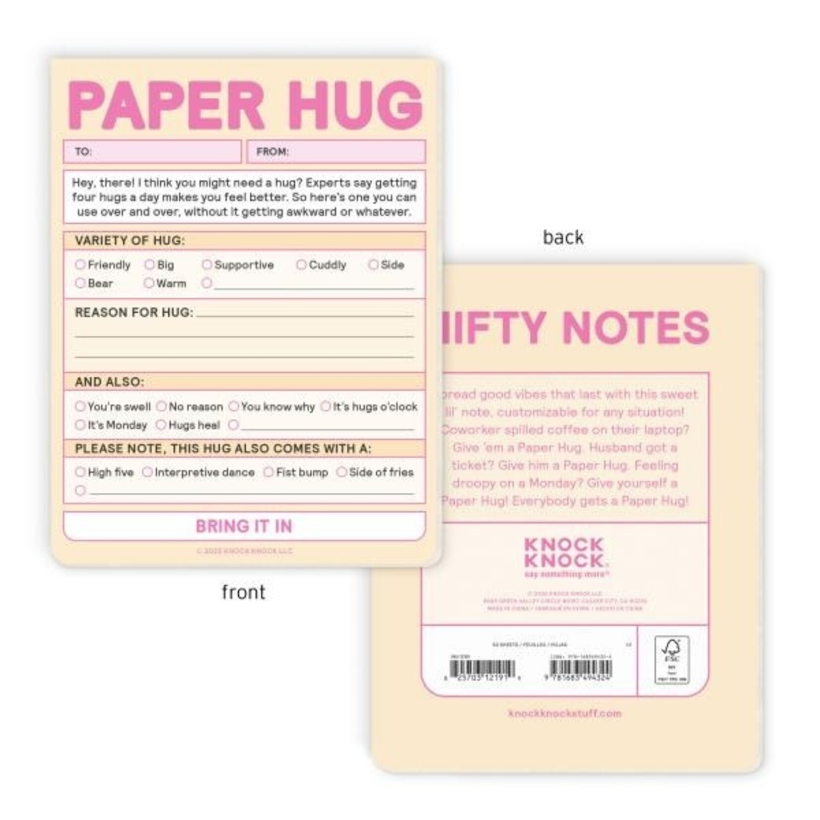 Paper Hug Nifty Notepad
