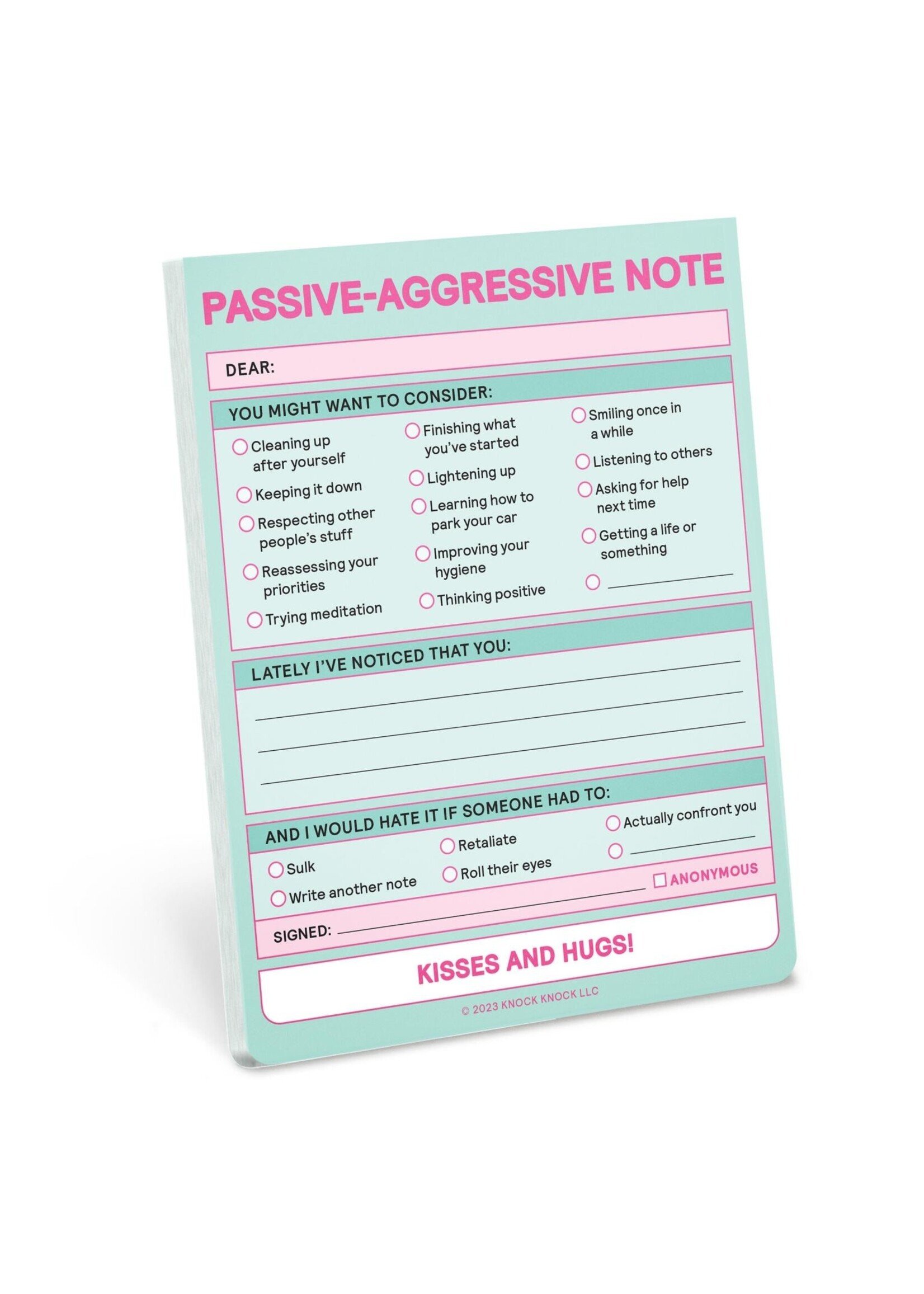 Passive Aggressive Notepad