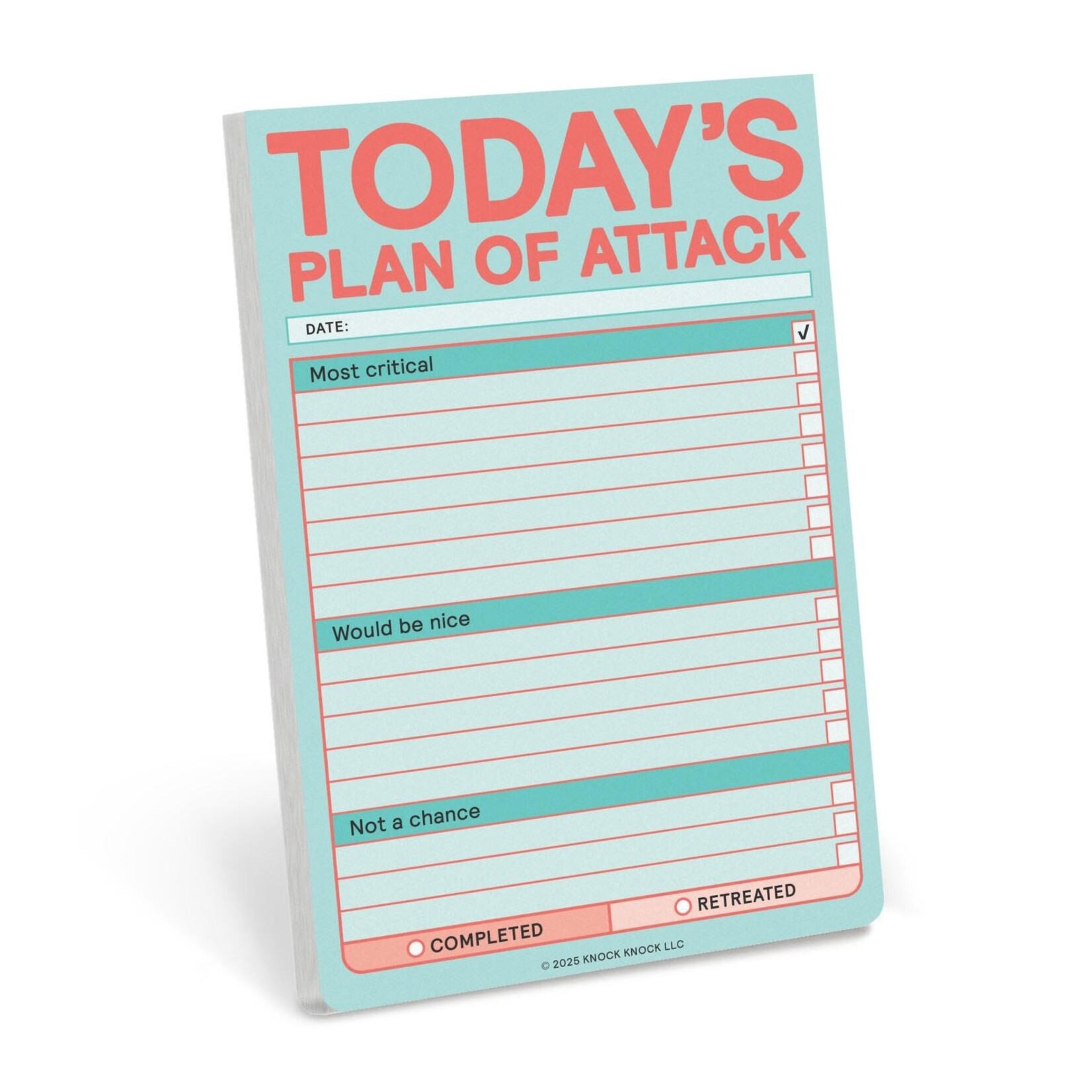 Today's Plan of Attack - Great Big Sticky Notes