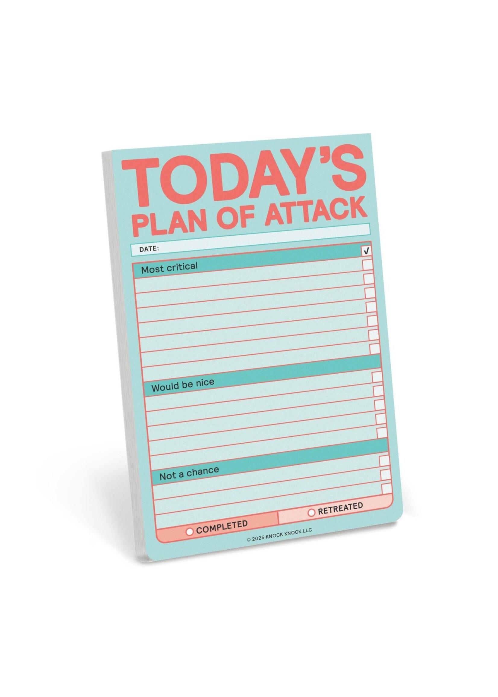 Today's Plan of Attack - Great Big Sticky Notes