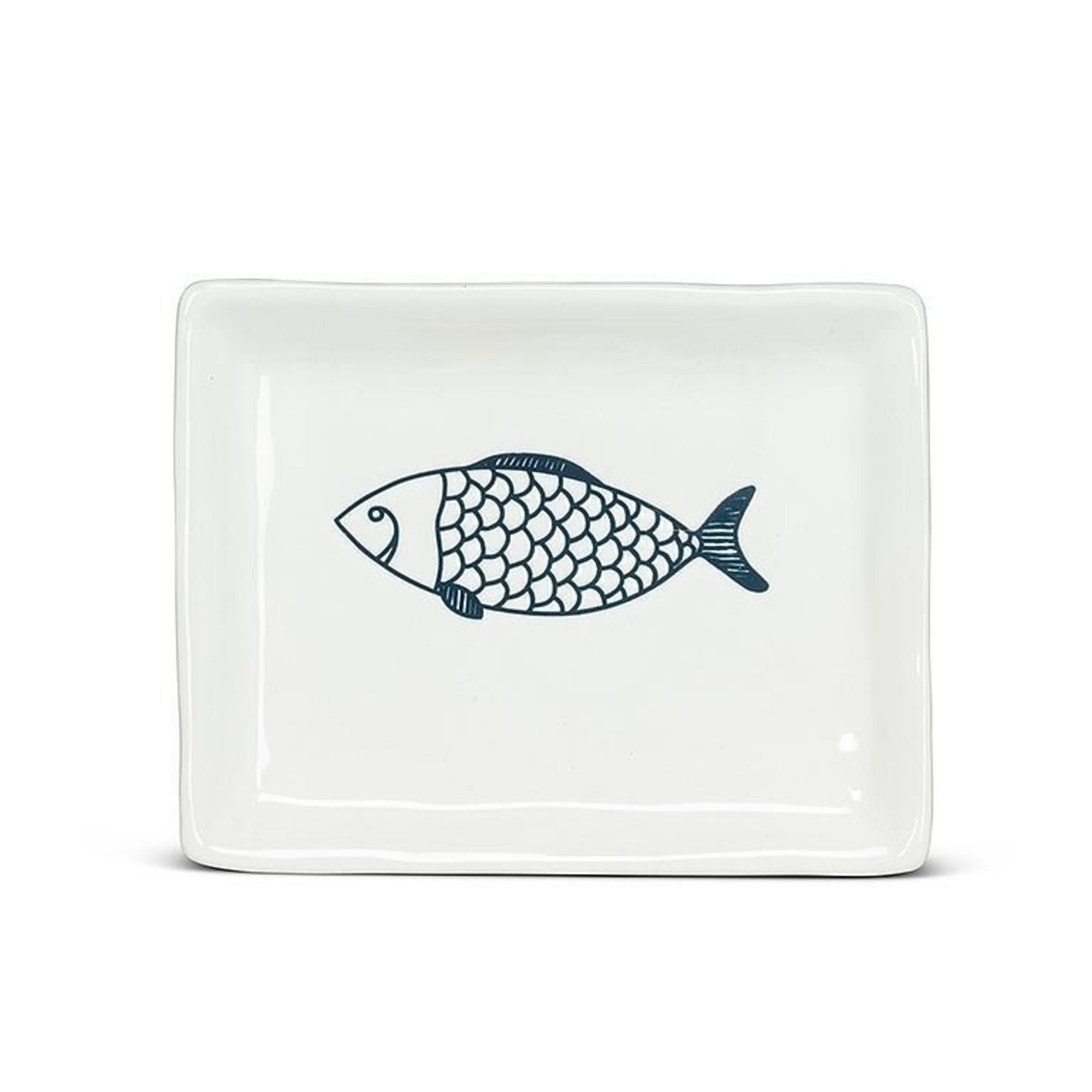 Rectangle Fish Plate 6"