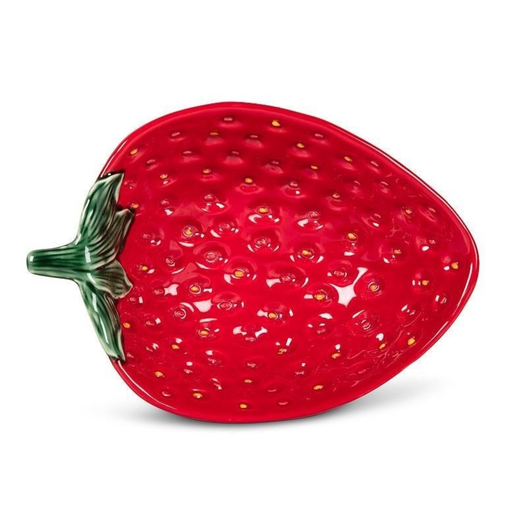 Strawberry & Leaf Bowl - 7.5"