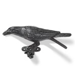 Cast Iron Crow on Bench (Facing Left) 11"