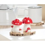 Red Dot Mushroom Salt & Pepper Set