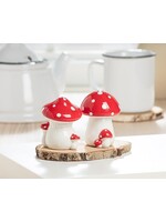 Red Dot Mushroom Salt & Pepper Set