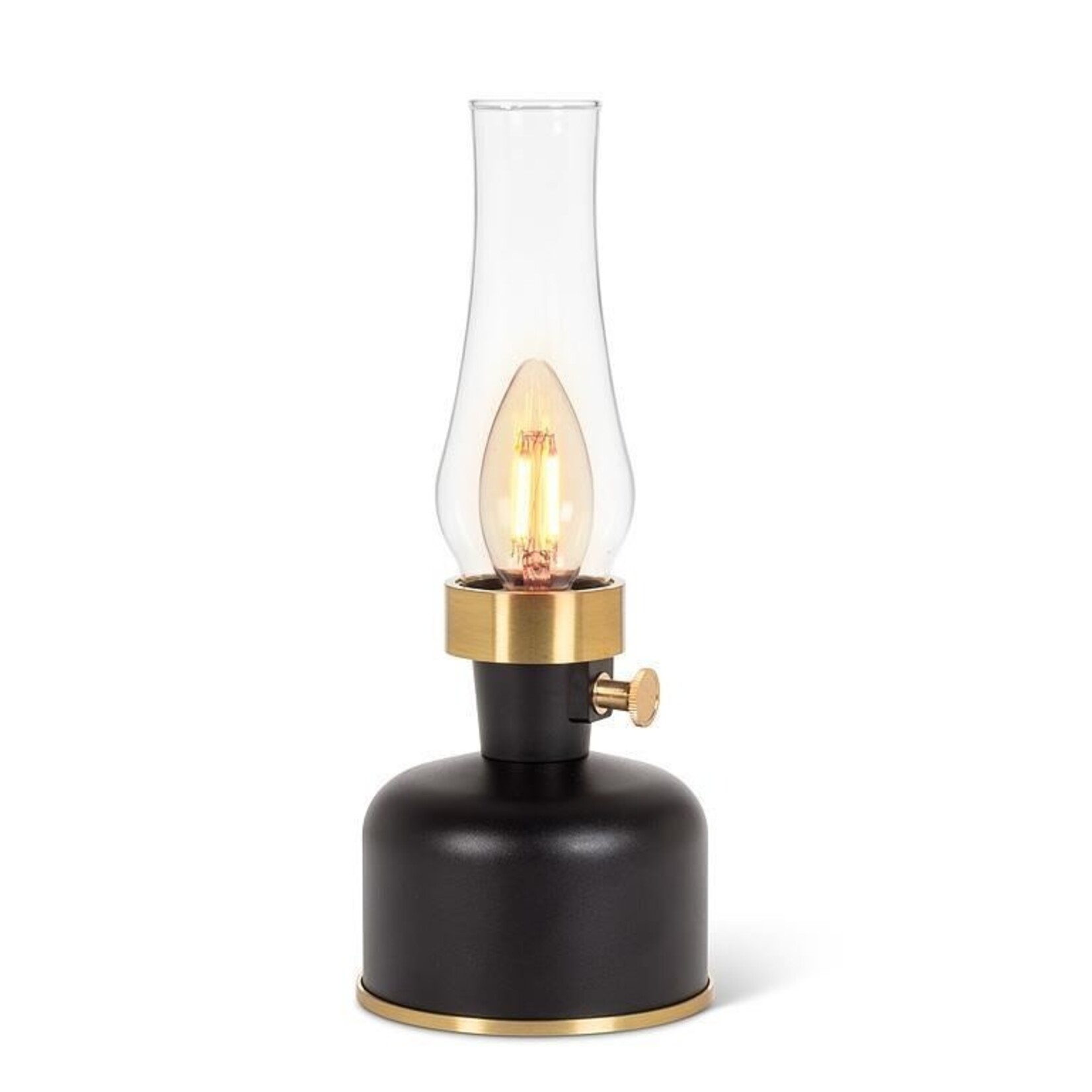 LED Lantern Lamp with Chimney (Black)