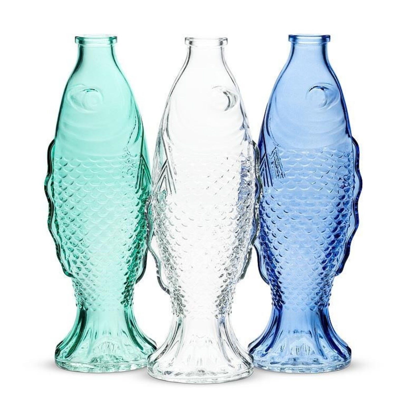 Large Spouting Fish Vase 10.5" (Assorted)