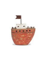 Small Red Chunky Boat 4"