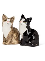 Sitting Cat Pair Salt & Pepper Set