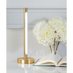 Gold Slim Pole LED Table Lamp 15"