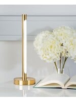 Gold Slim Pole LED Table Lamp 15"