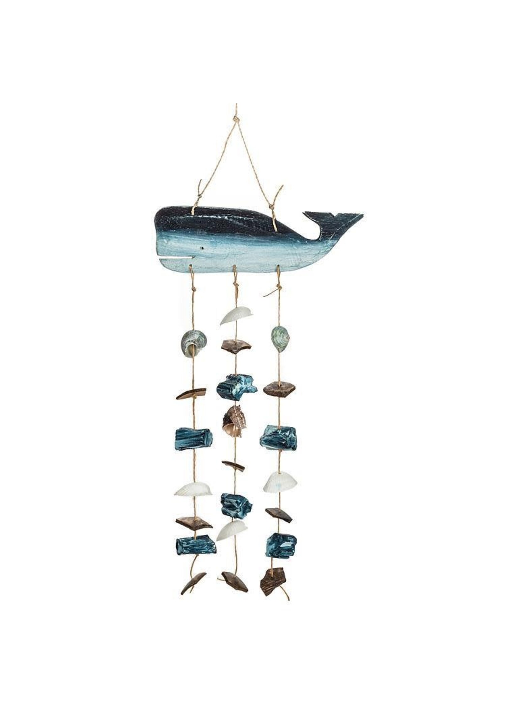 Small Shell Chime with Whale
