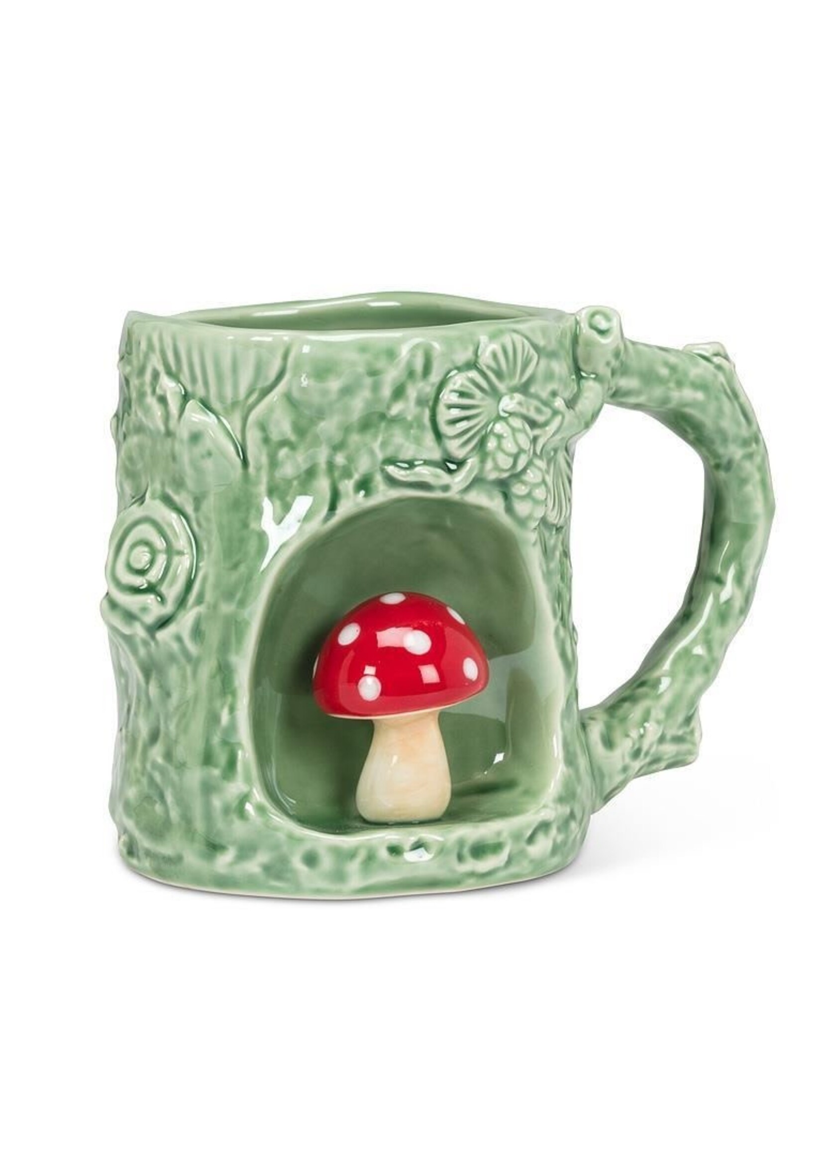 Tree Look Mug with Mushroom