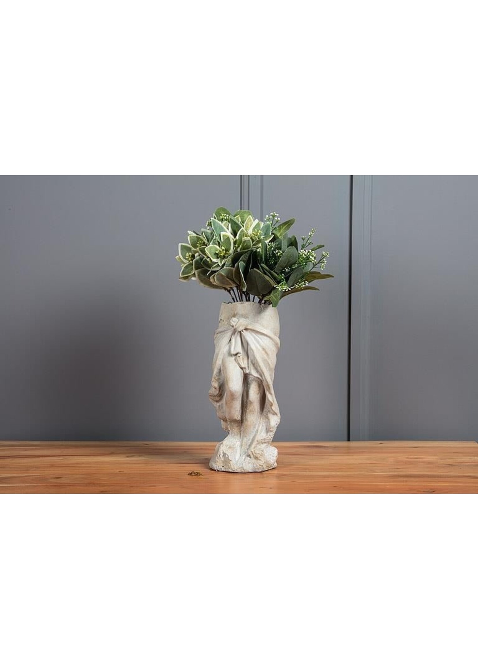 Draped Sculpted Torso Planter/Vase