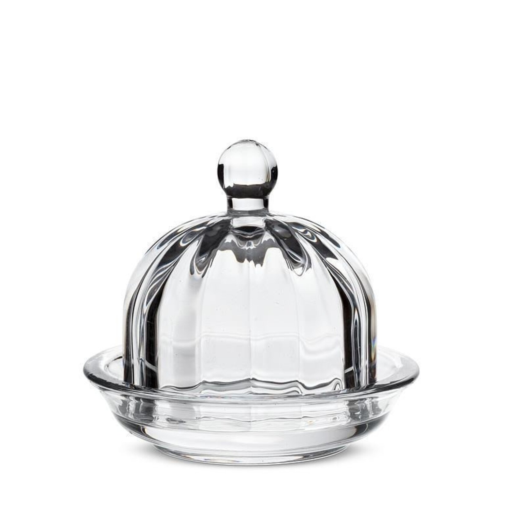 Small Optic Round Dish with Lid