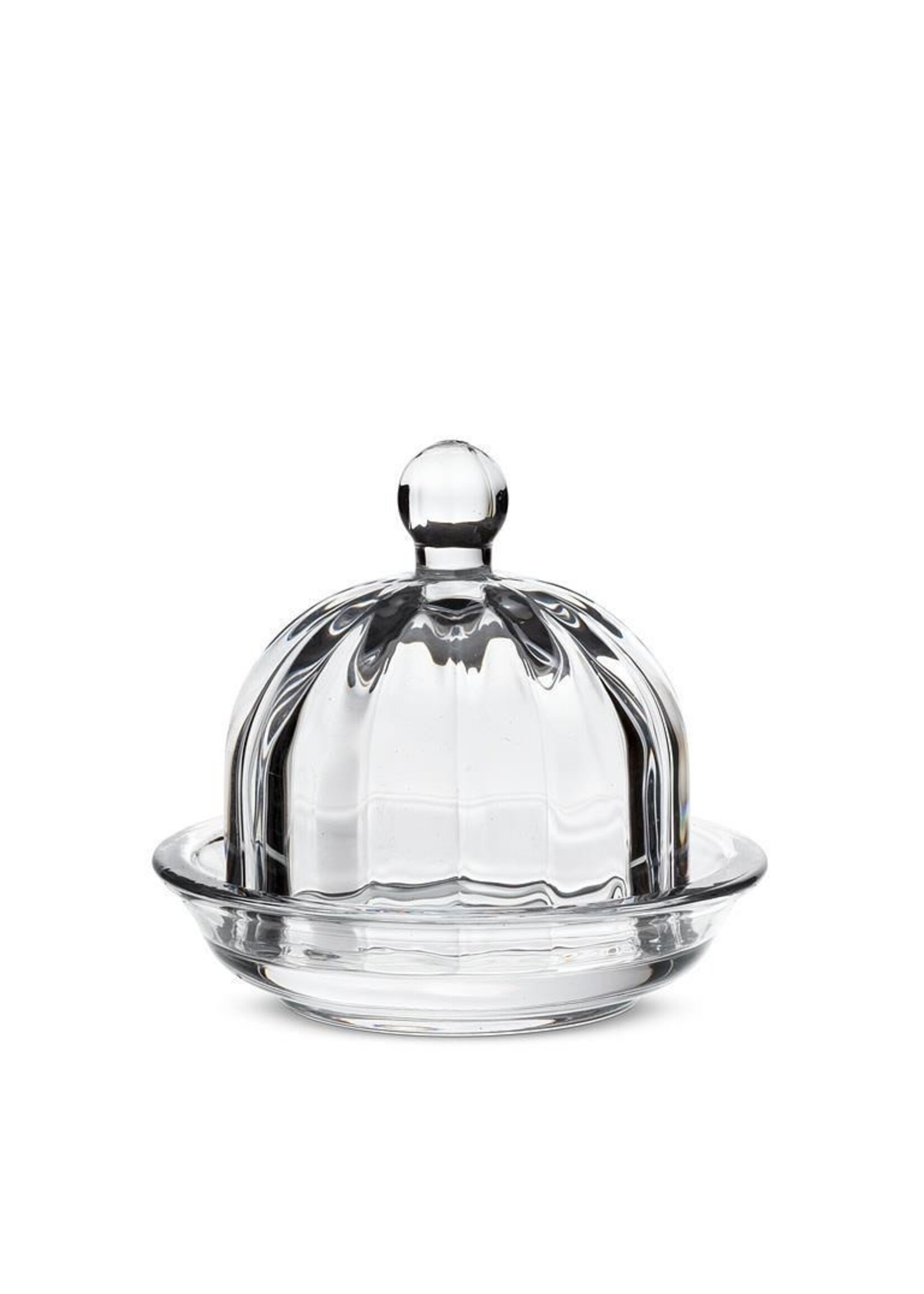 Small Optic Round Dish with Lid