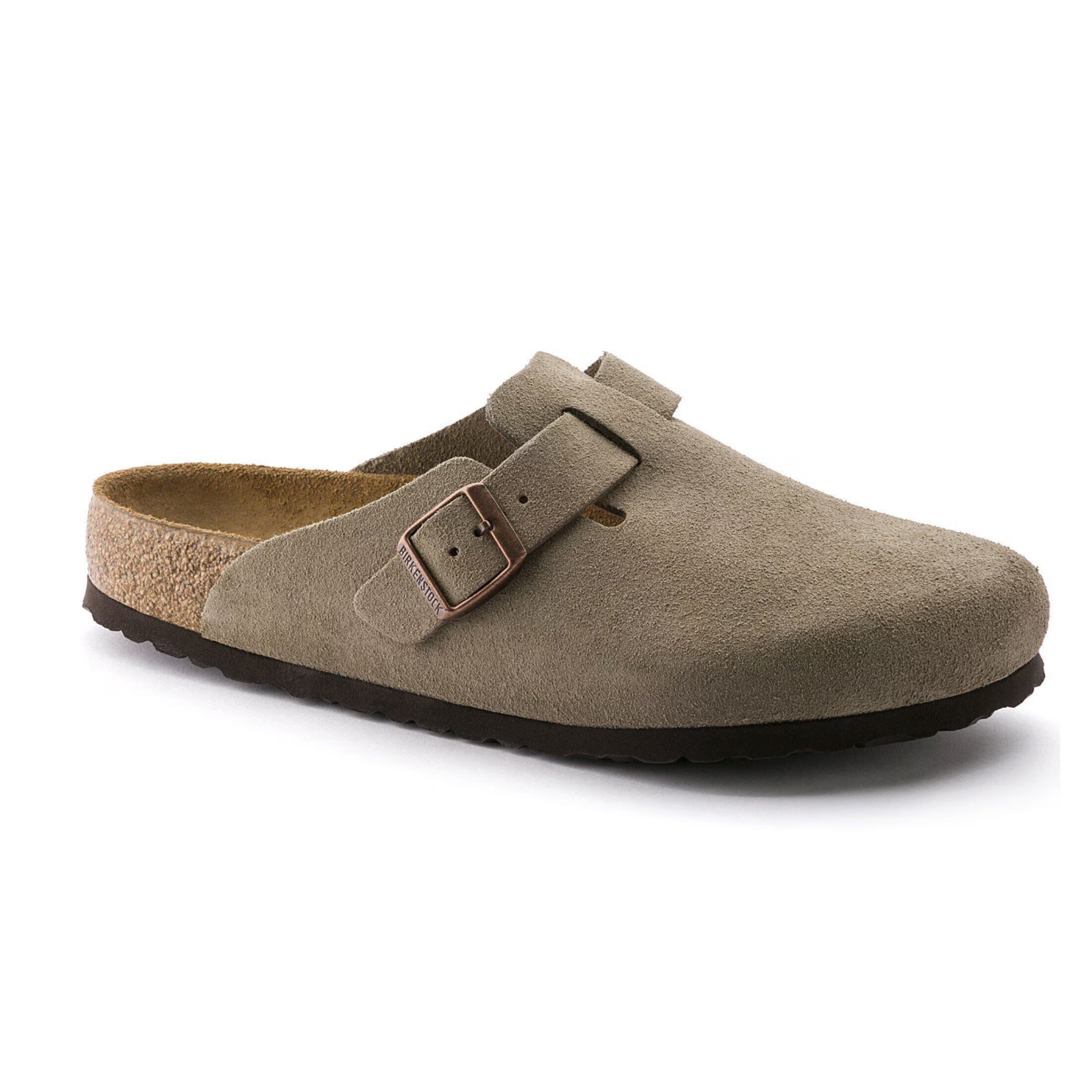Birkenstock 0560771 - Boston Soft Foodbed - Taupe Suede