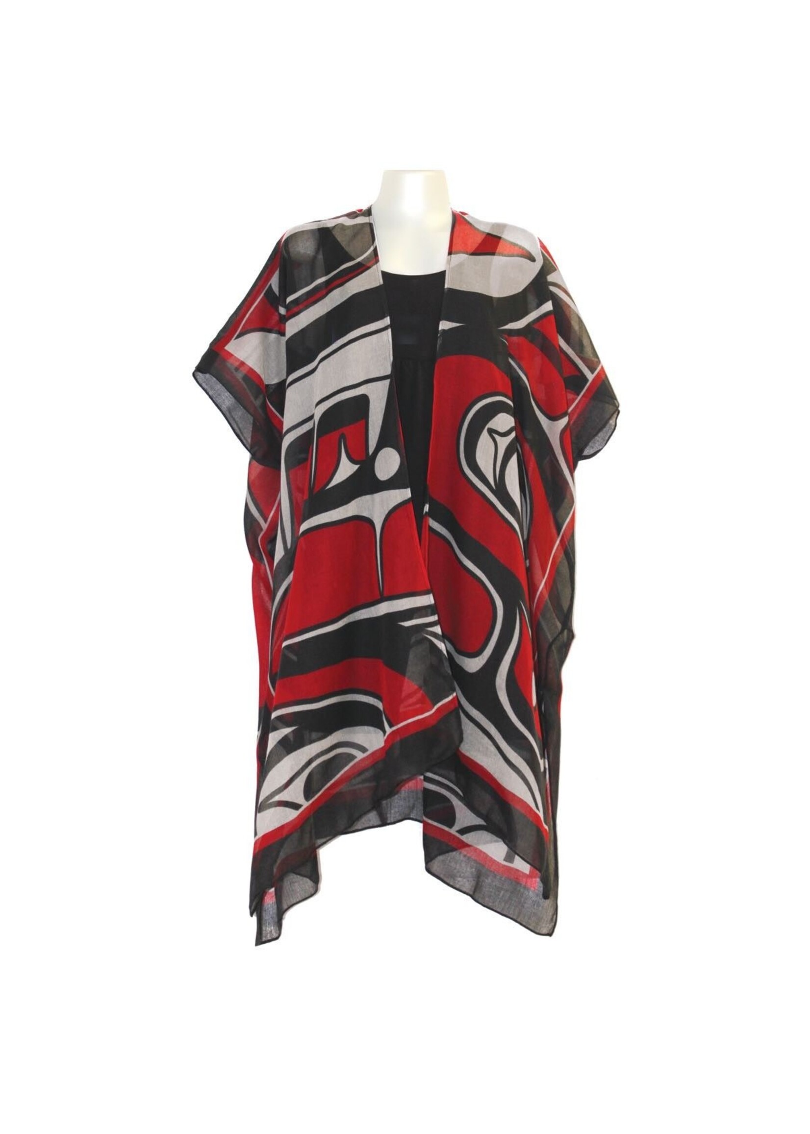 SHEER FASHION WRAP - SGAAN (WHALE)