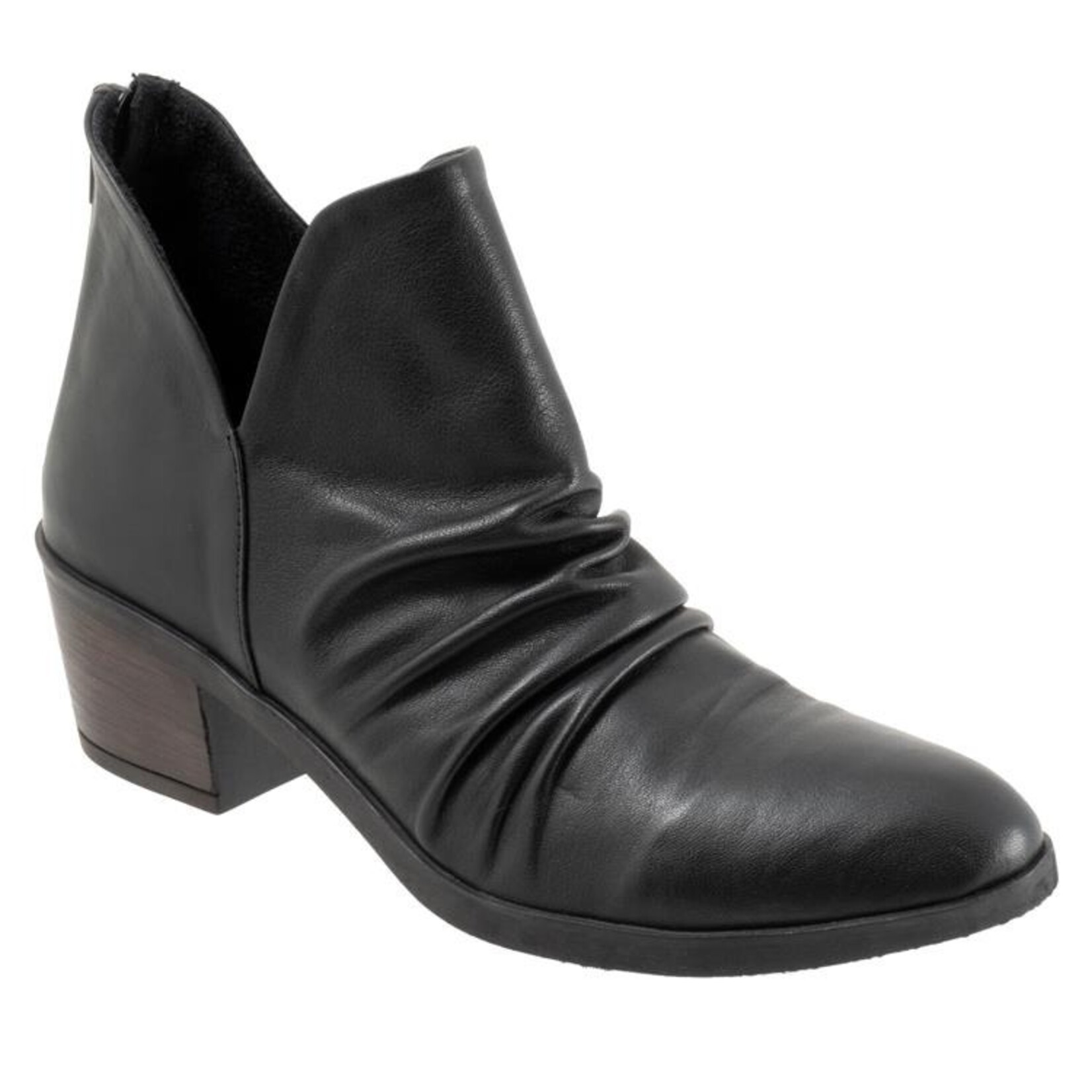 Bueno Shoes Cori Ankle Boot - Genuine Leather - Black