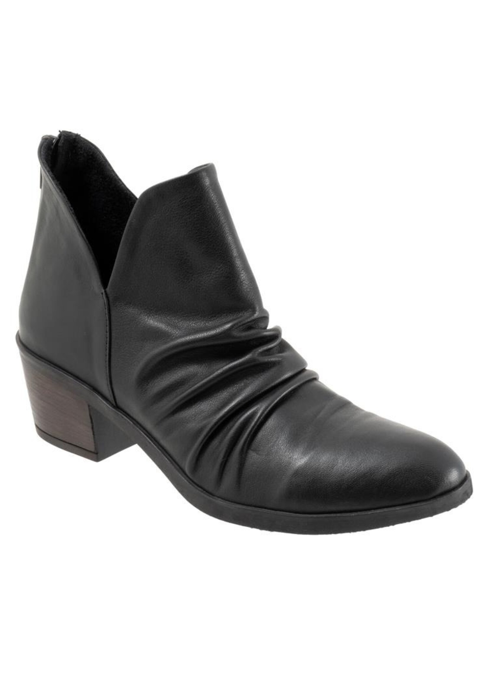 Bueno Shoes Cori Ankle Boot - Genuine Leather - Black