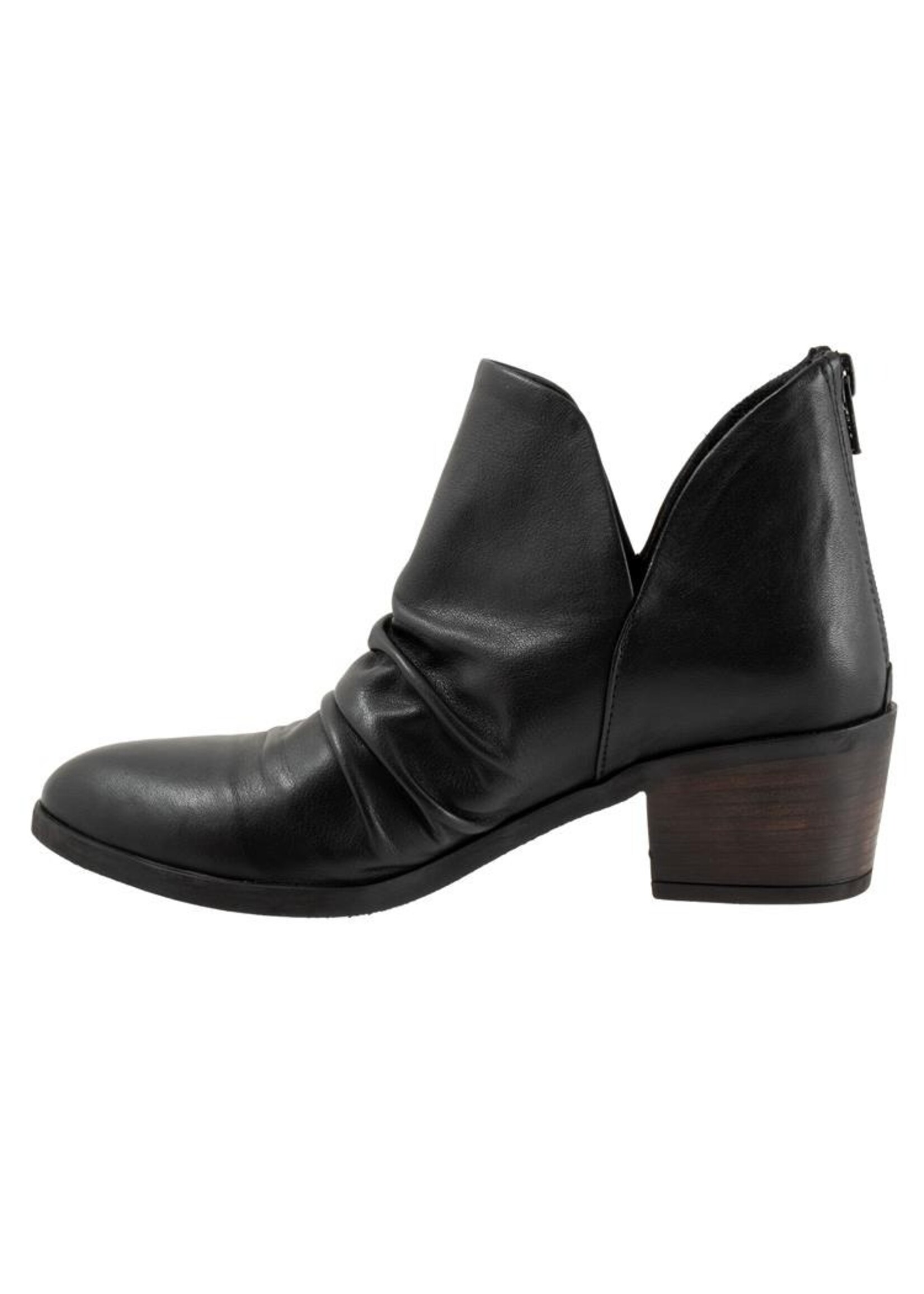 Bueno Shoes Cori Ankle Boot - Genuine Leather - Black