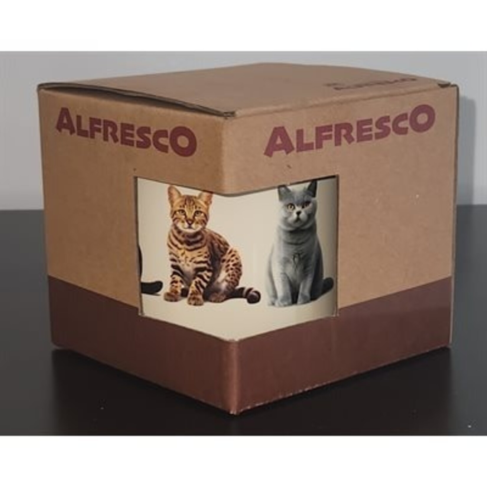 Alfresco Enamel Cat Mug