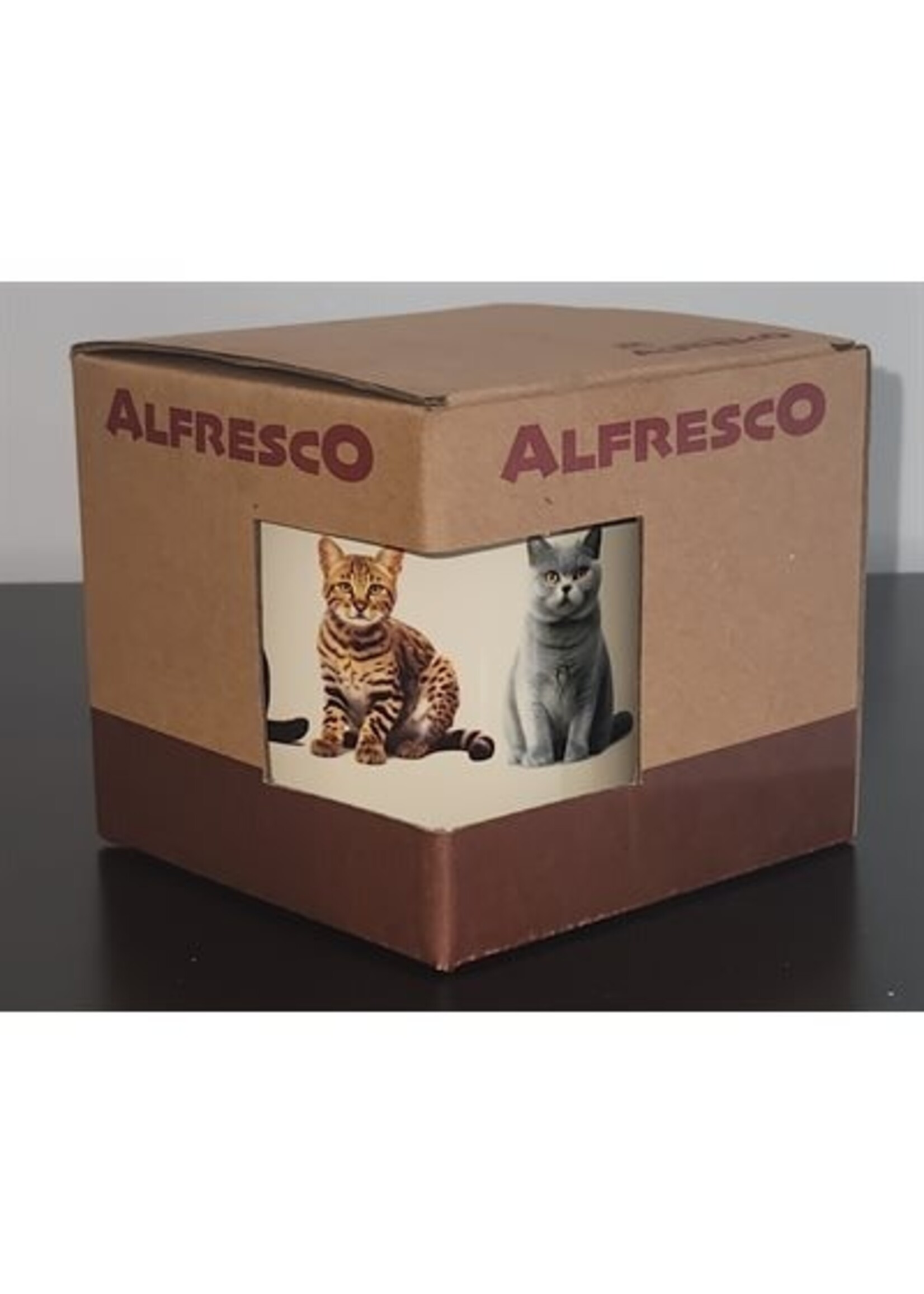 Alfresco Enamel Cat Mug