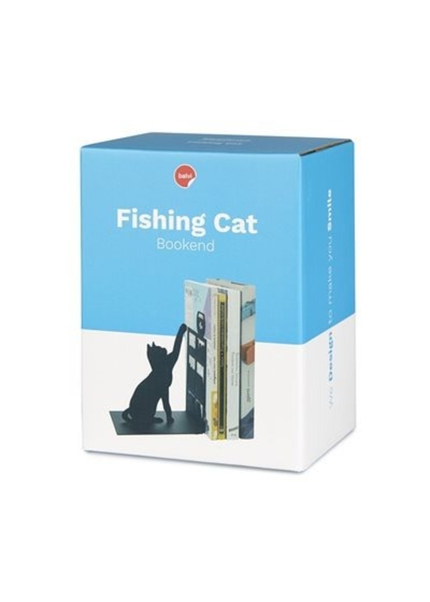 Fishing Cat Bookend