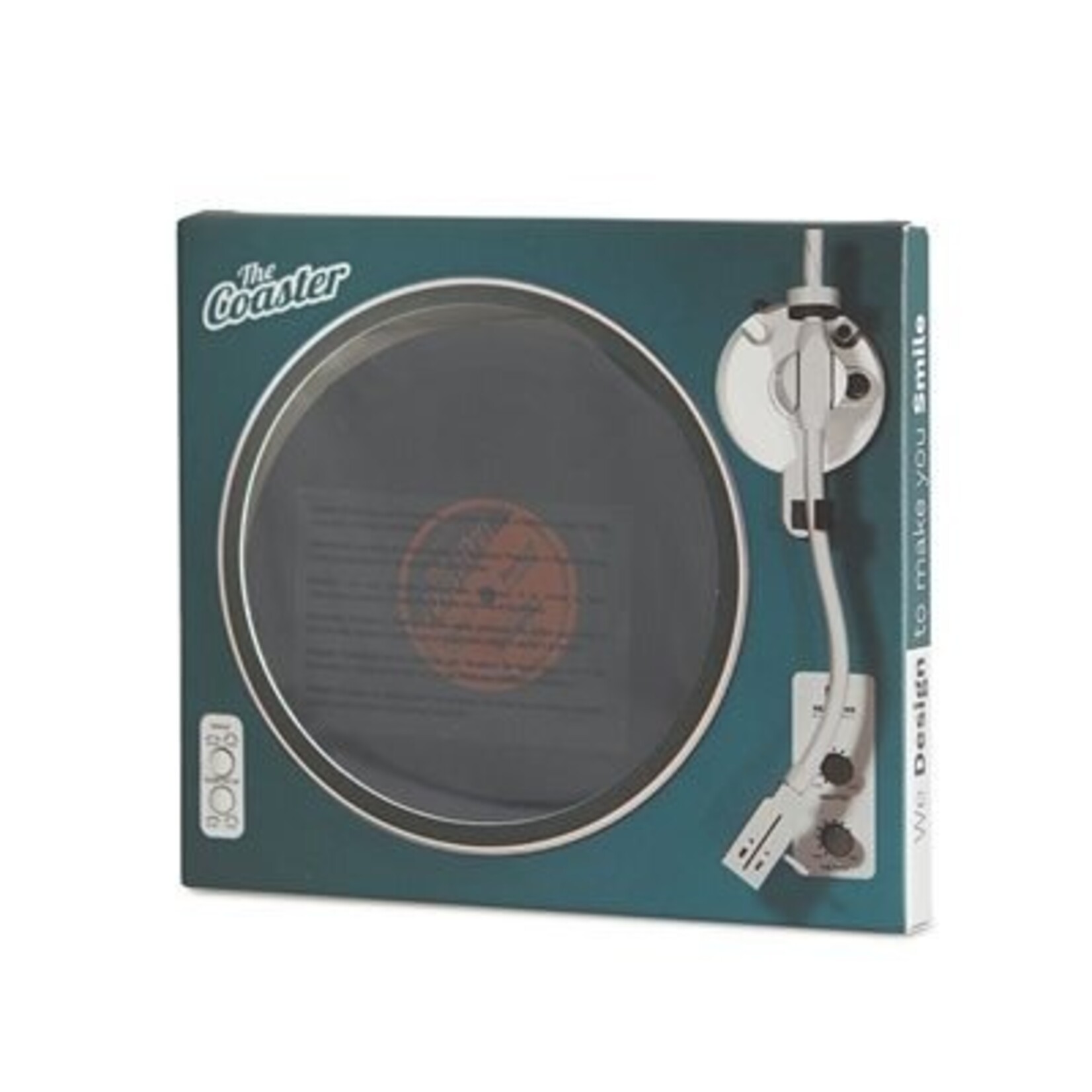 VINYL RECORD SILICONE COASTERS  4-PACK