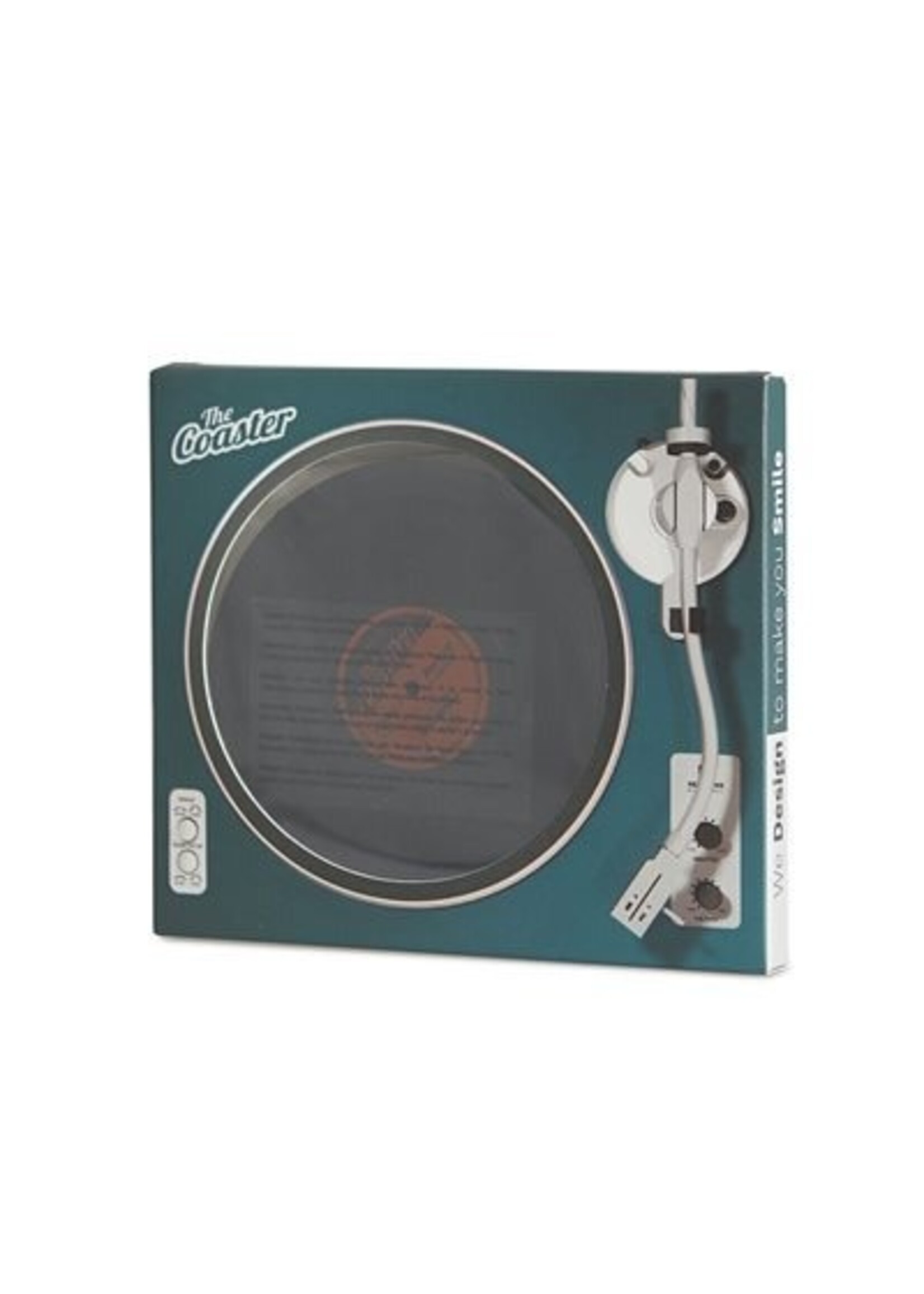 VINYL RECORD SILICONE COASTERS  4-PACK