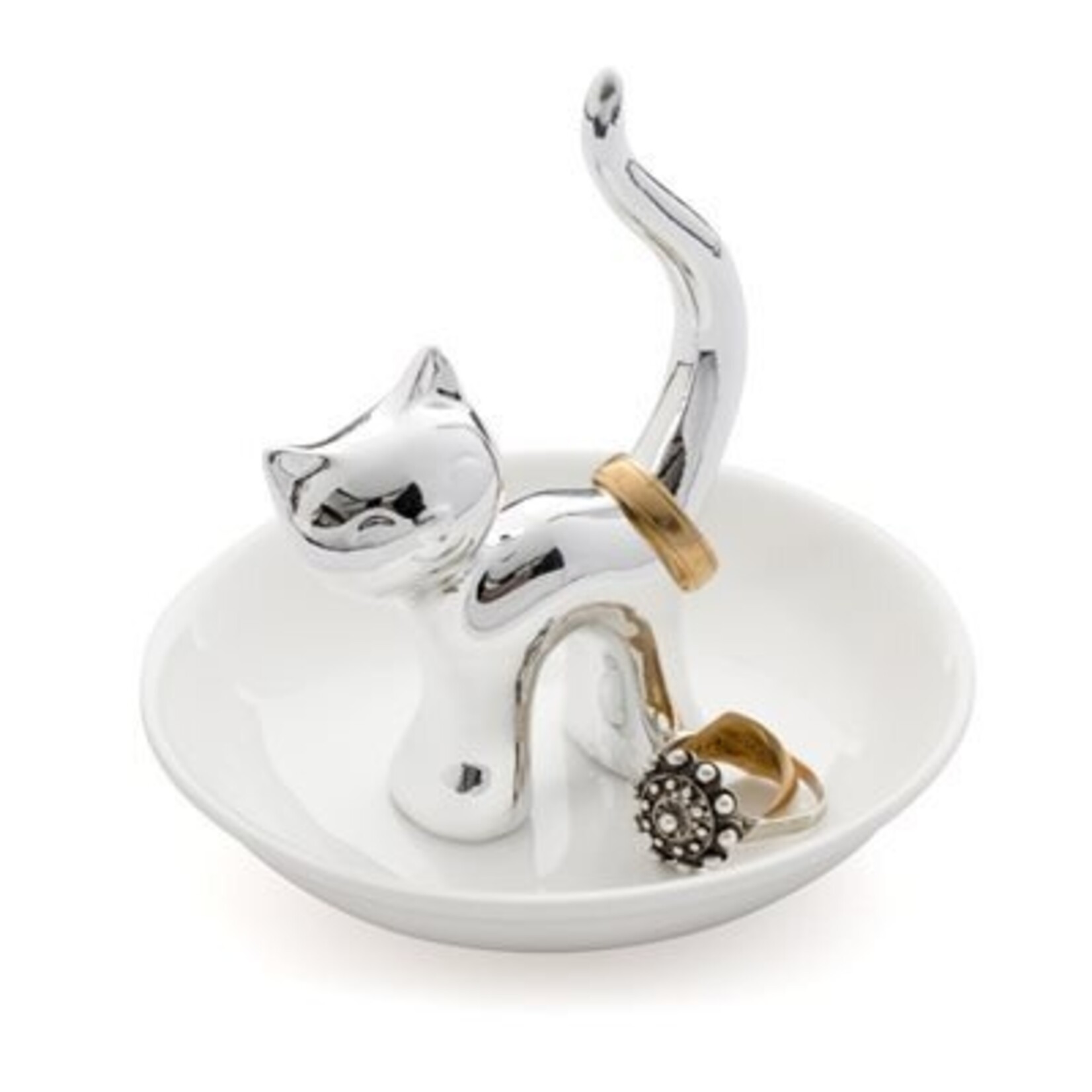 Gatto Ring Holder - Silver