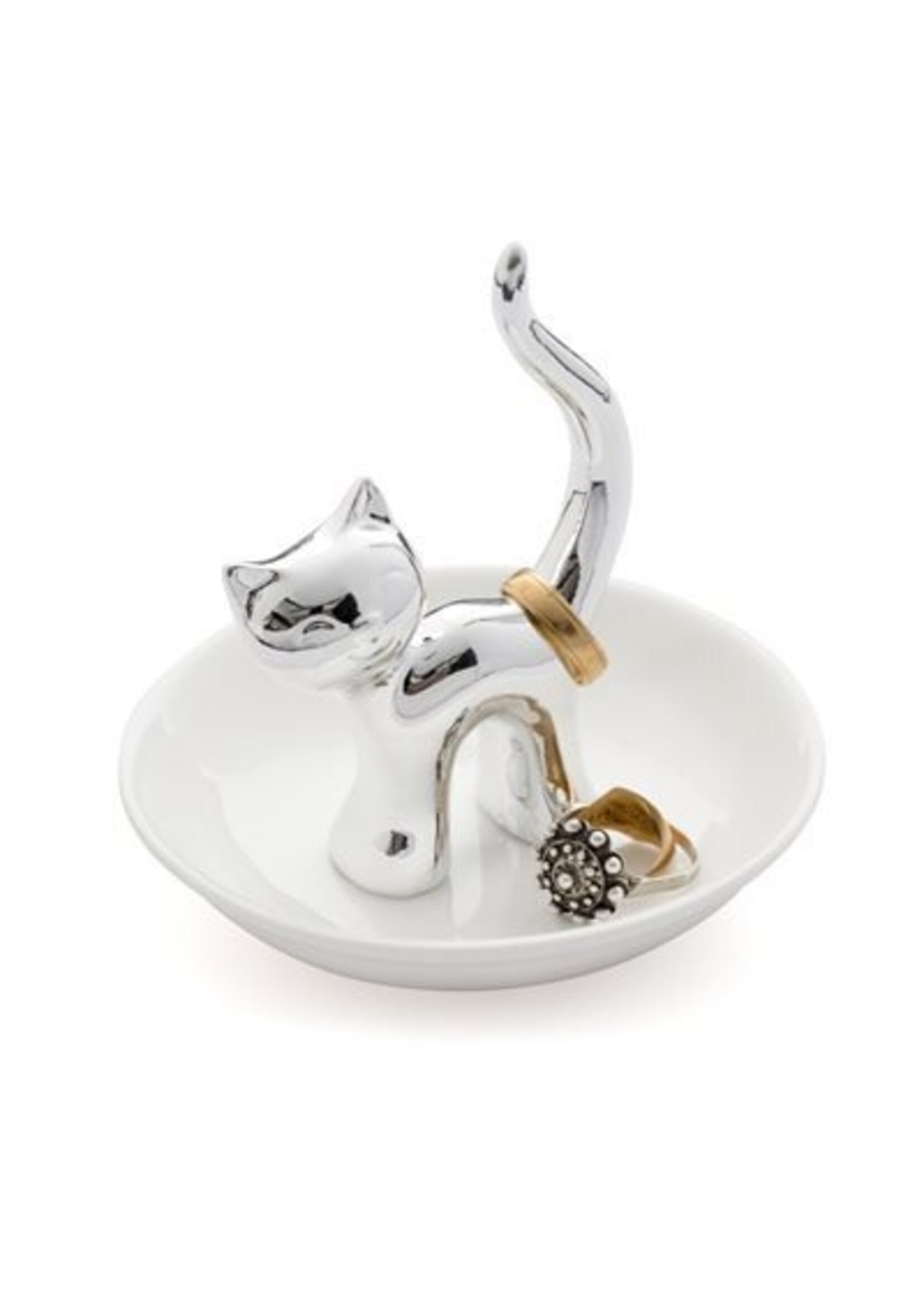 Gatto Ring Holder - Silver