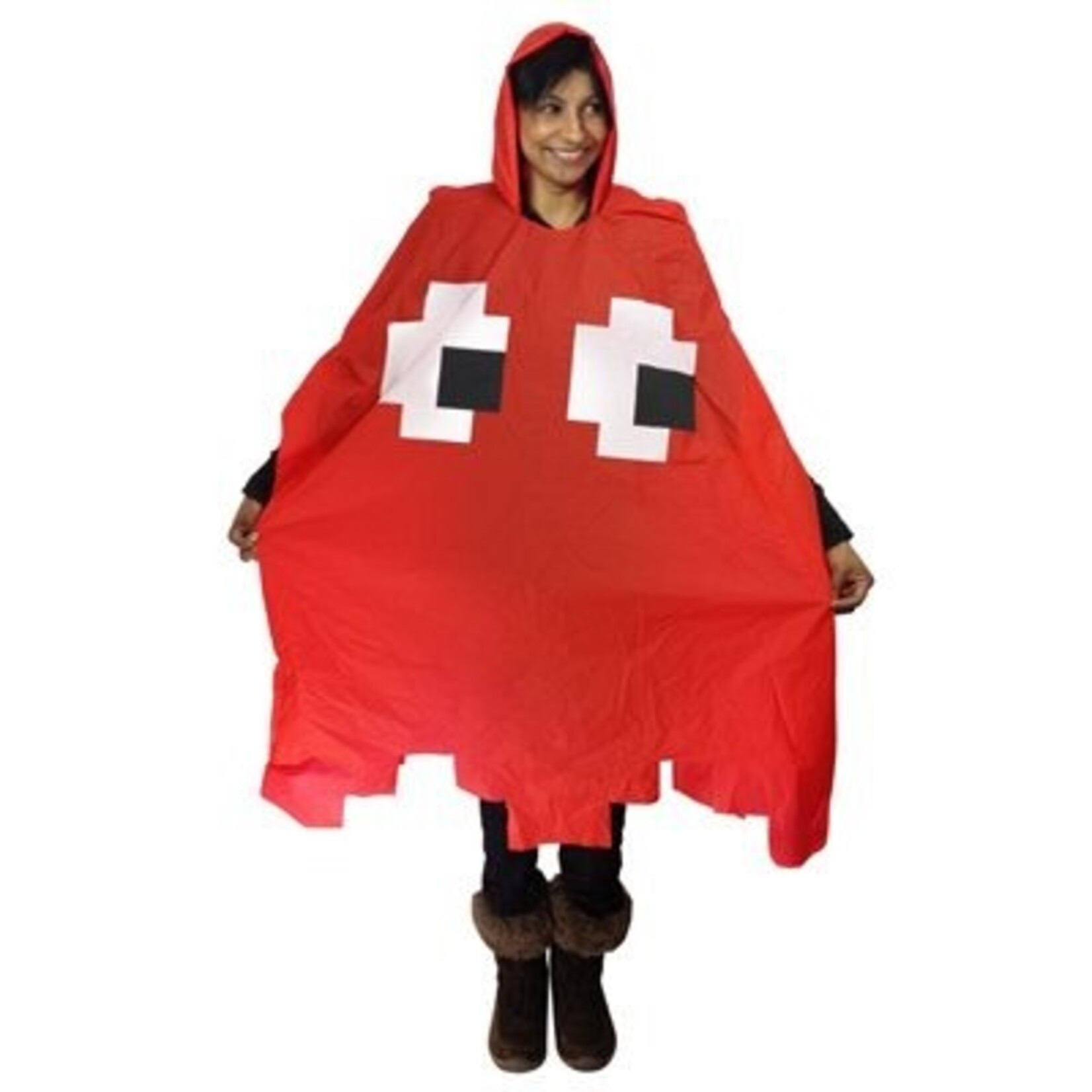 Retro Arcade Poncho - Red