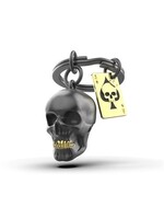 Keychain - Black Skull/Ace of Spades