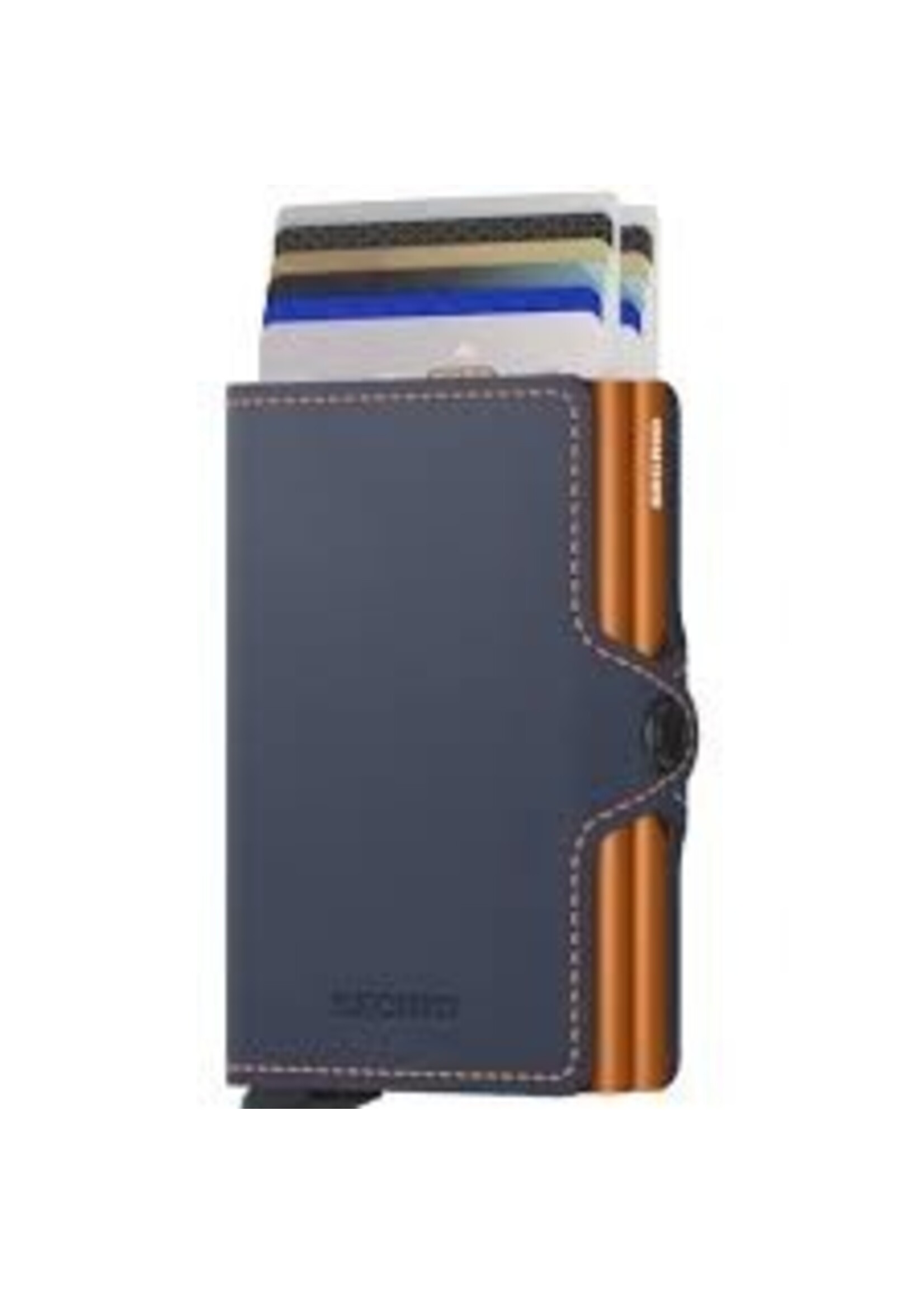 Twinwallet - Matte - Nightblue/Orange