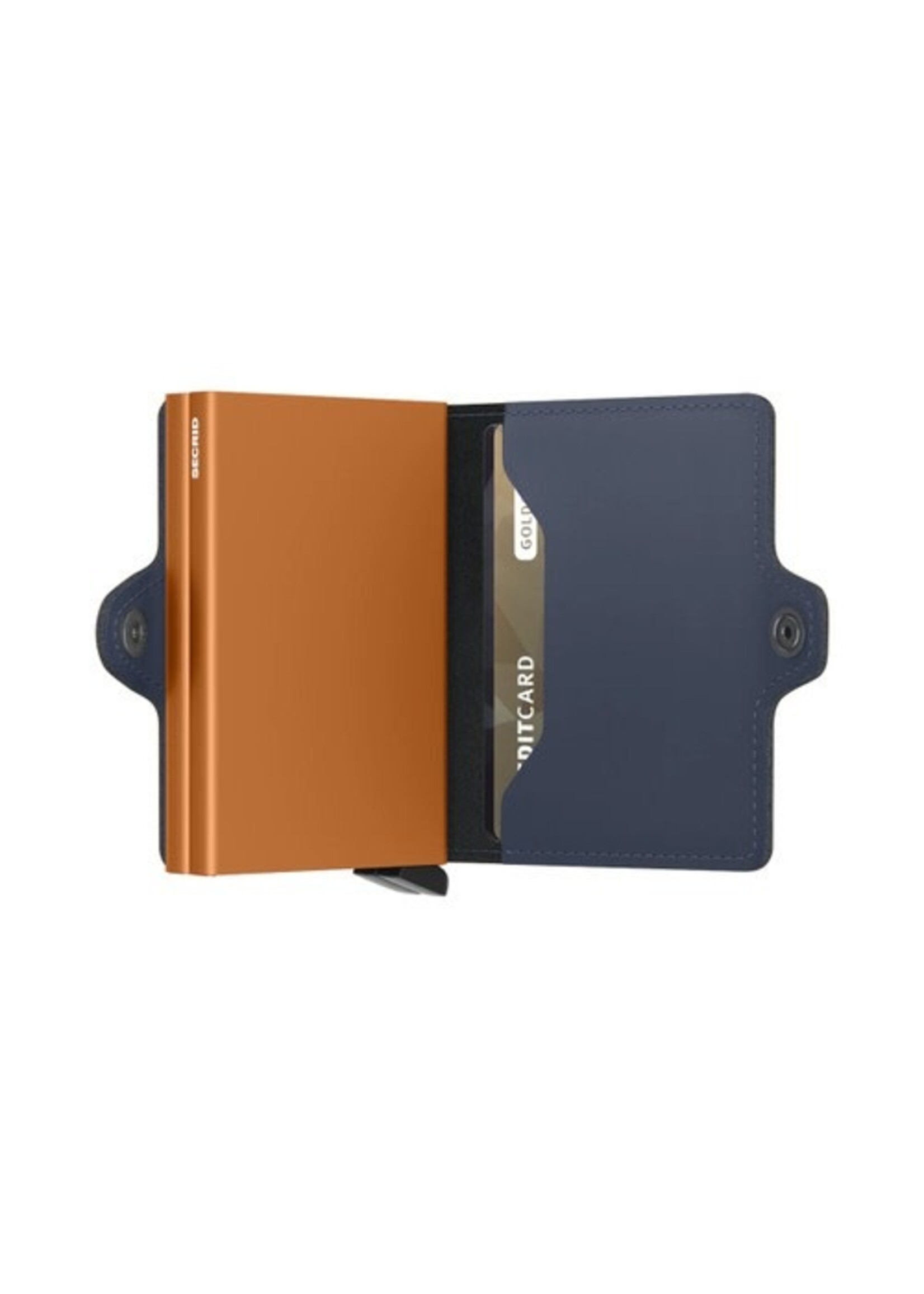 Twinwallet - Matte - Nightblue/Orange