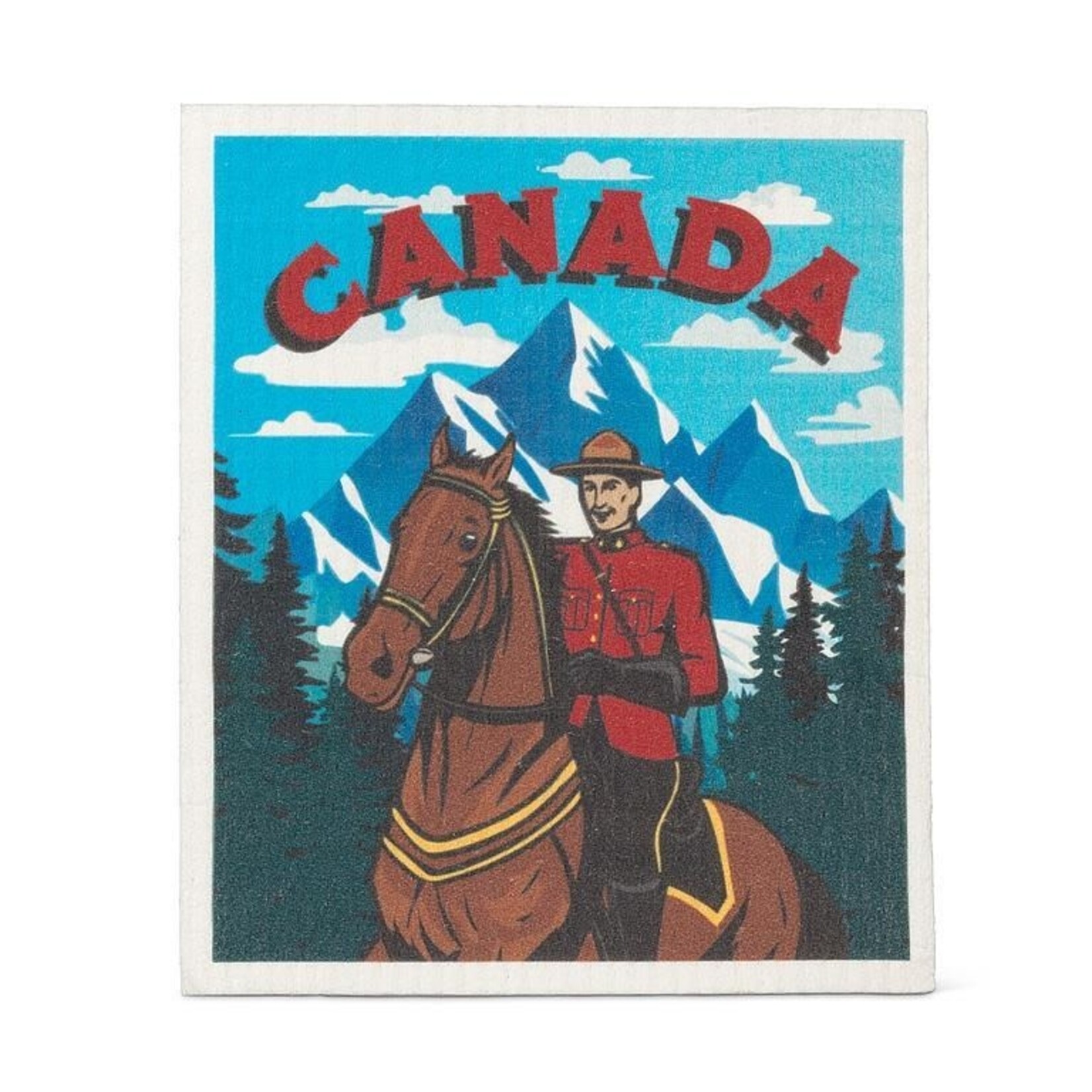 Canada Mountie Dishcloth