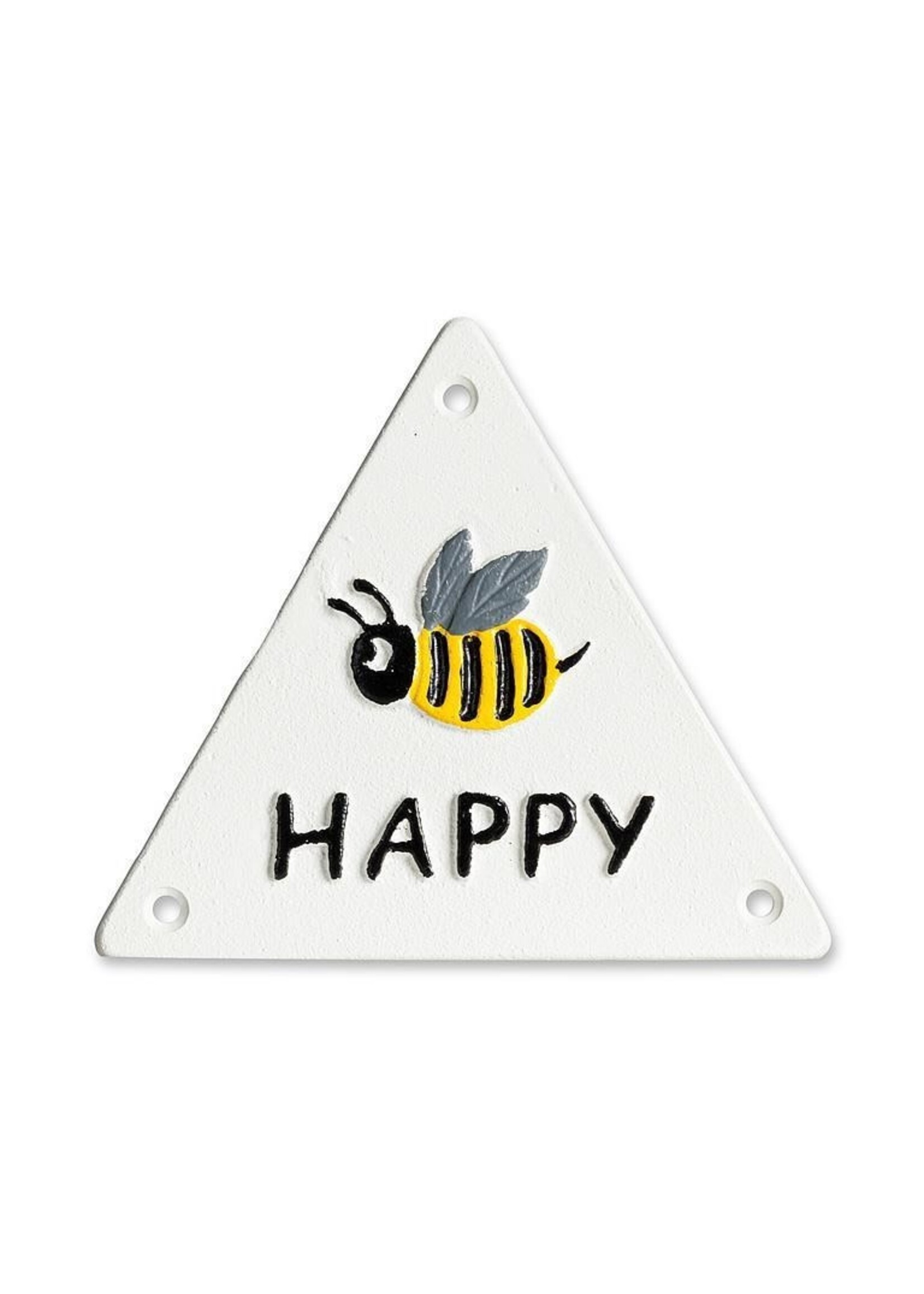 Bee Happy Triangle Sign