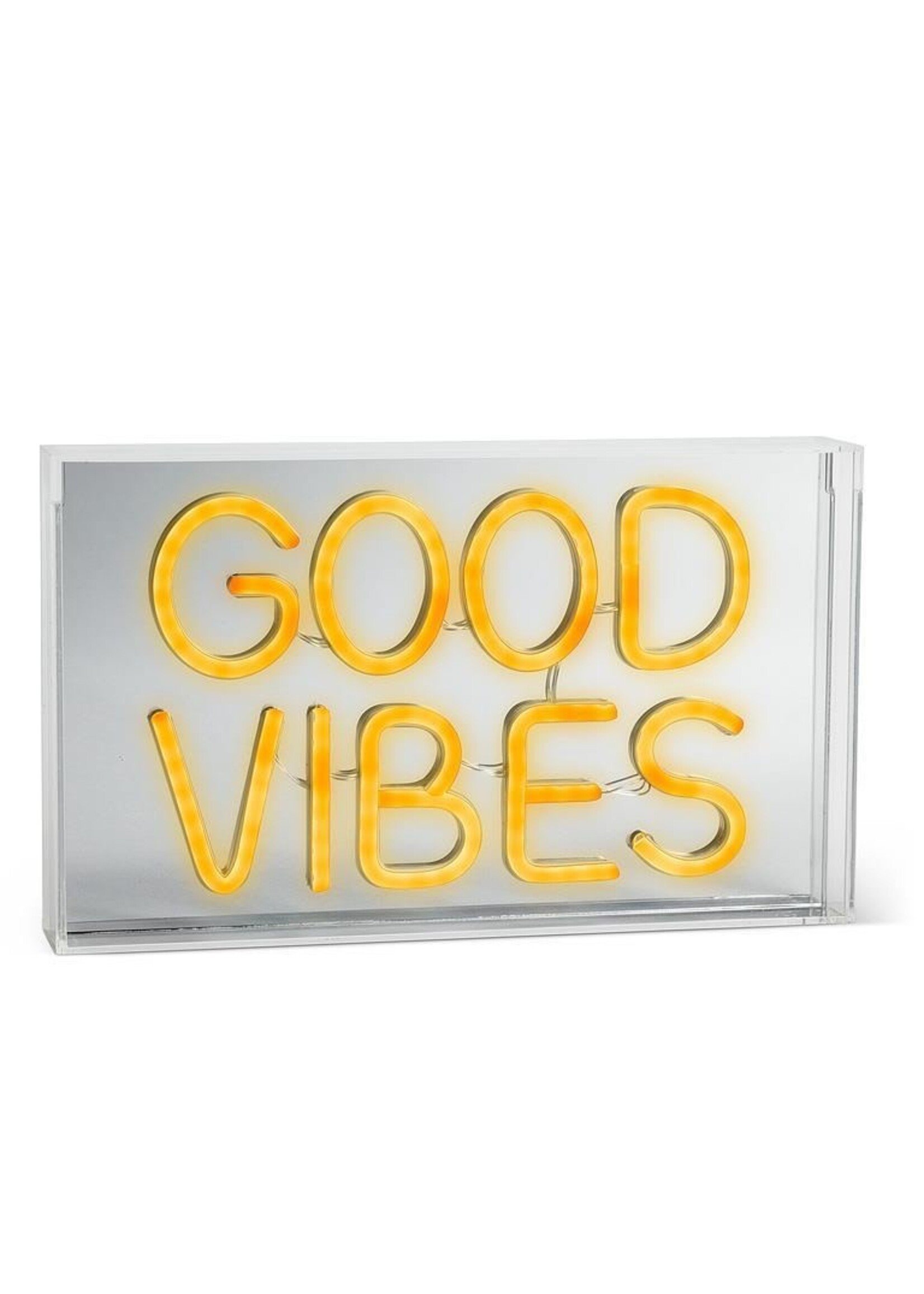 Good Vibes Neon LED Sign - 7 X 12"