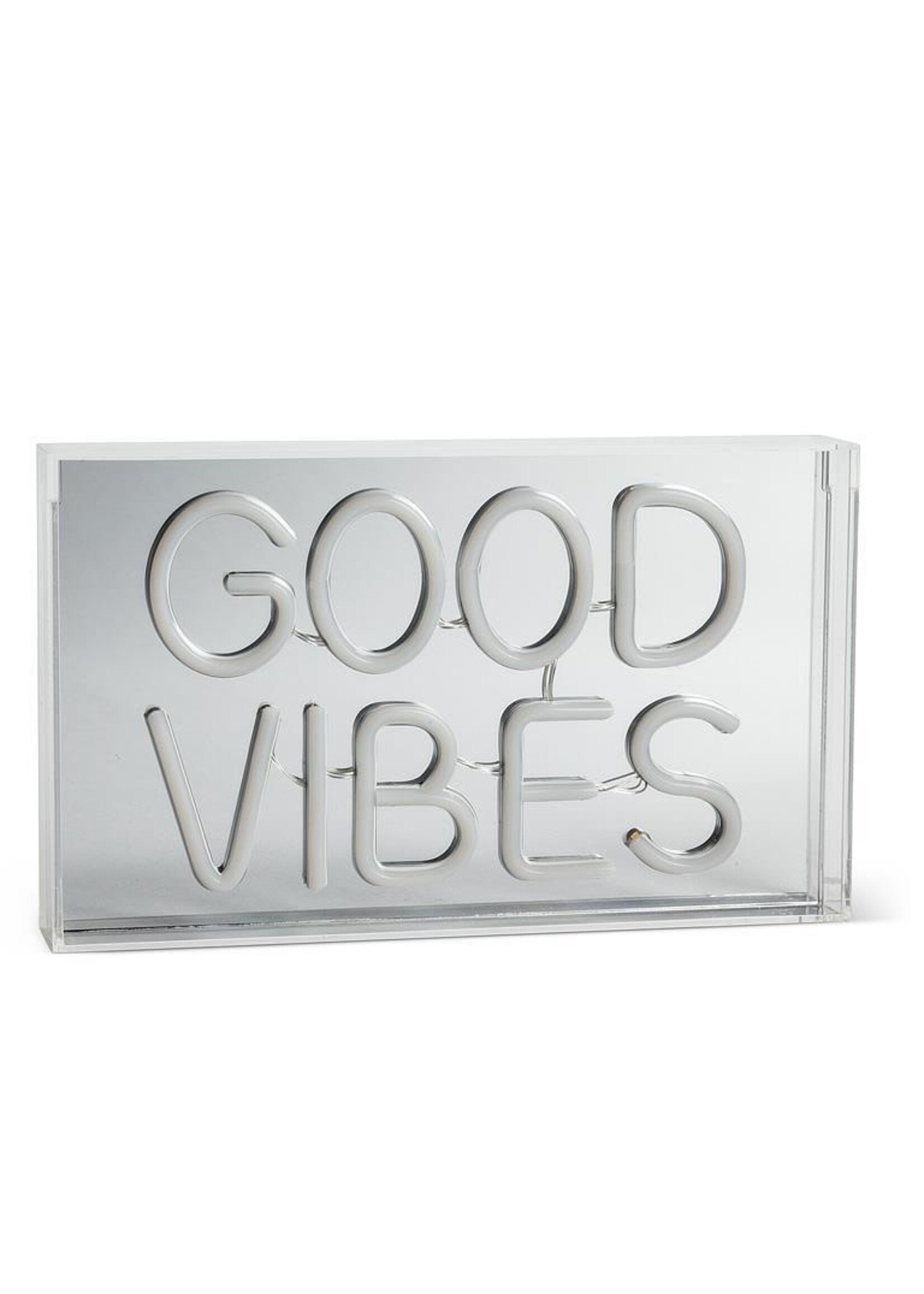Good Vibes Neon LED Sign - 7 X 12"