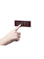 DishDash Dishwasher Sign - Red/Green