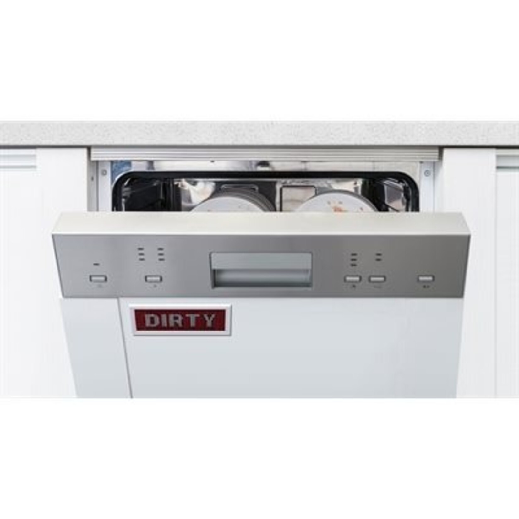 DishDash Dishwasher Sign - Red/Green