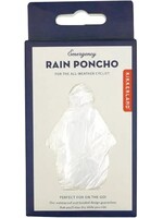 Kikkerland Emergency Rain Poncho (Assorted Colours)