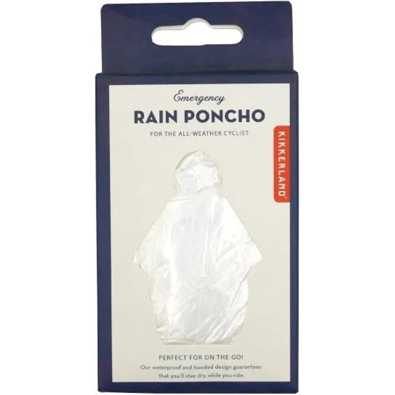 Kikkerland Emergency Rain Poncho (Assorted Colours)