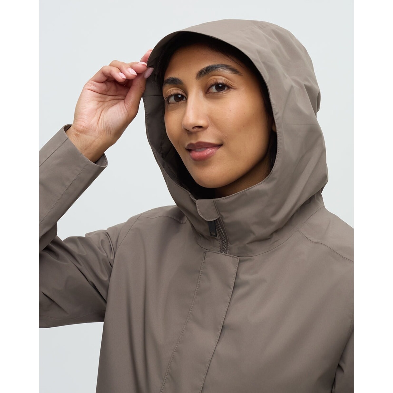 Tentree Women's Nimbus Long Rain Jacket