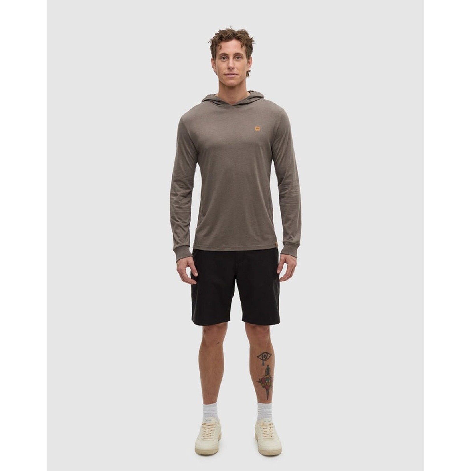 Tentree Men's Baker Hooded Longsleeve Shirt
