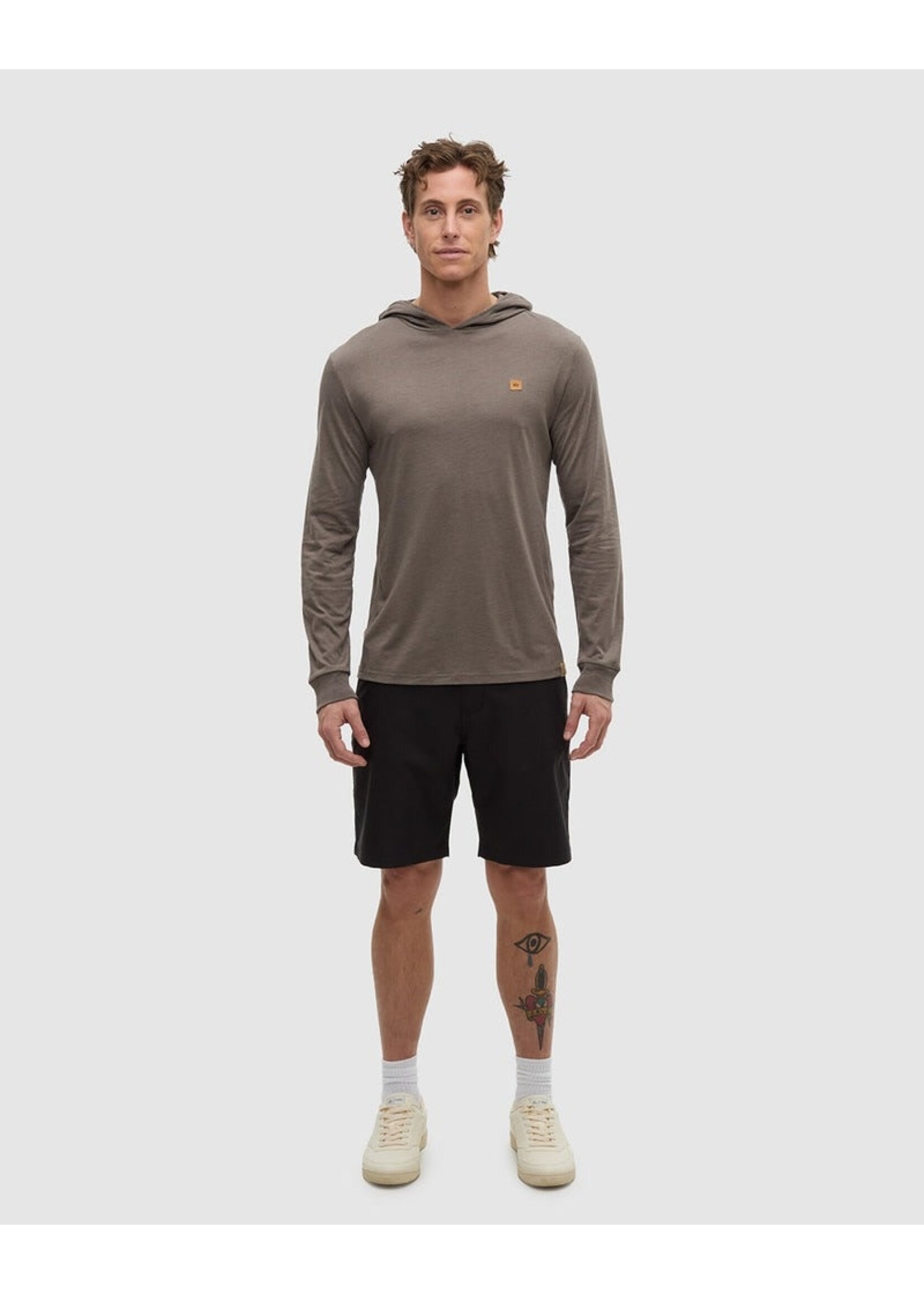 Tentree Men's Baker Hooded Longsleeve Shirt