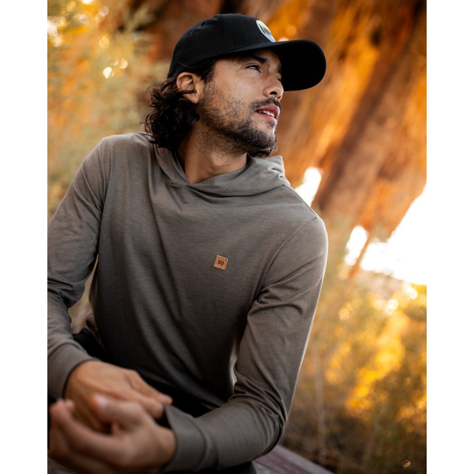 Tentree Men's Baker Hooded Longsleeve Shirt