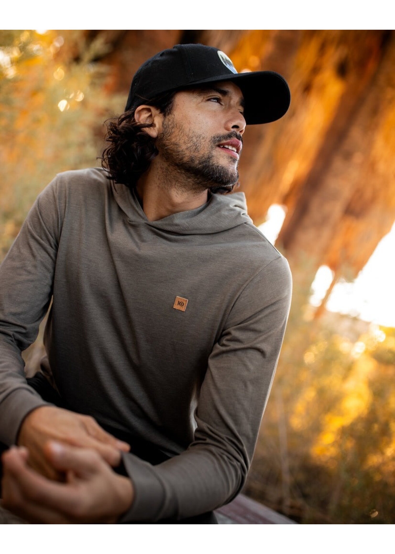 Tentree Men's Baker Hooded Longsleeve Shirt